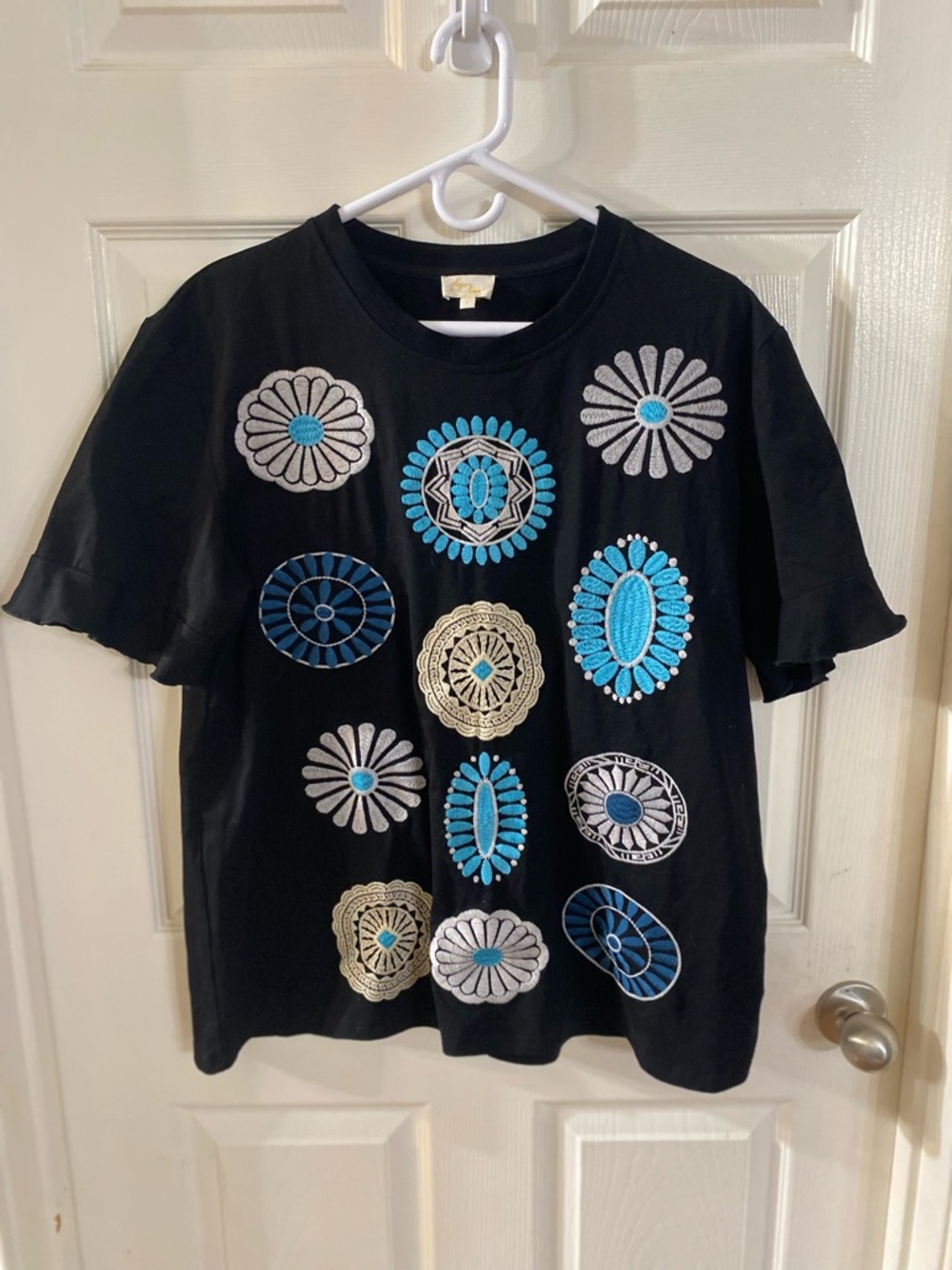 Layers Shop Black Crewneck T-Shirt - L
